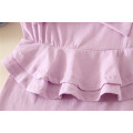 light purple summer children dress kid frocks dresses for summer 1-7years old